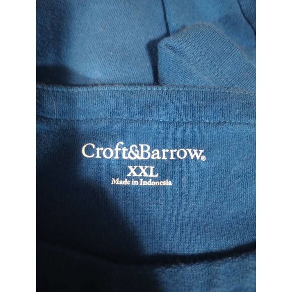 Croft and Barrow Blouse Ladies XXL Royal Blue - Picture 4 of 6